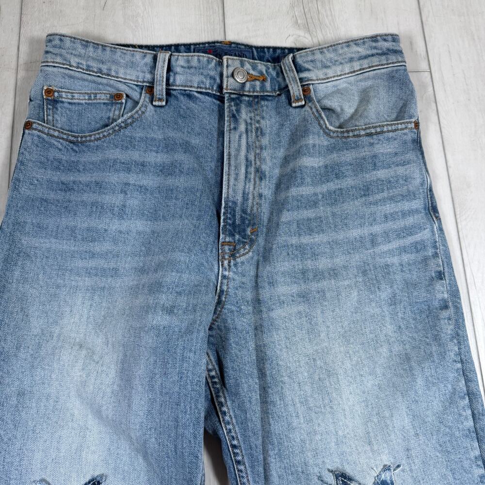 LUCKY BRAND Lucky Pins High Rise Wide Leg Jeans Women's 10/30 Patchwork Boho - Picture 2 of 11